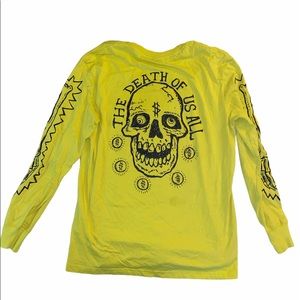 🥎 “THE DEATH OF US ALL” graphic long sleeve 🥎